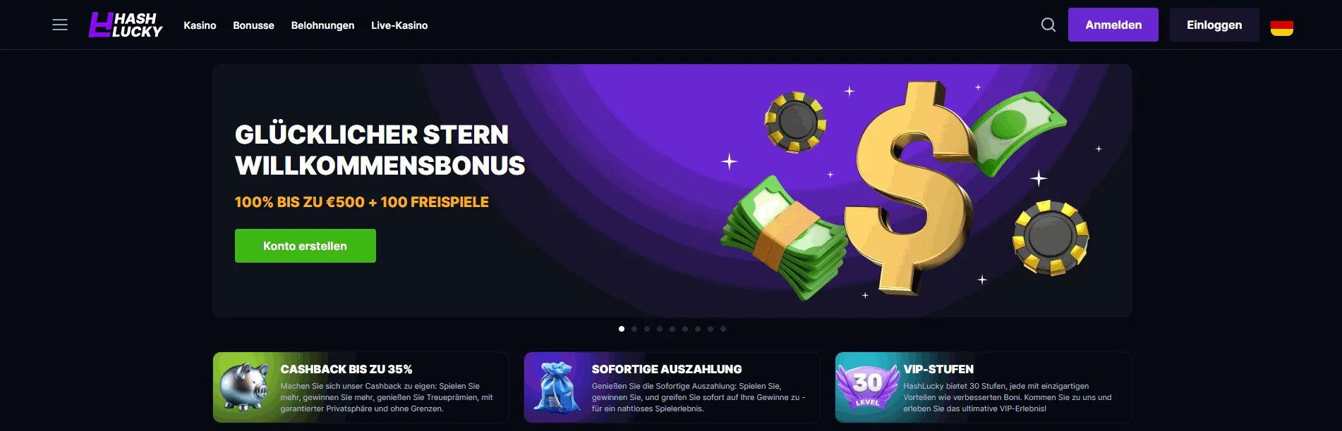 hashlucky casino belg